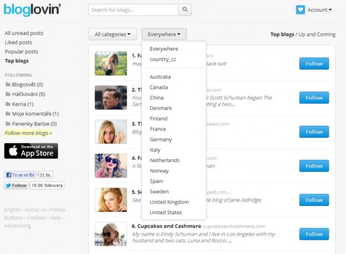 Bloglovin 1