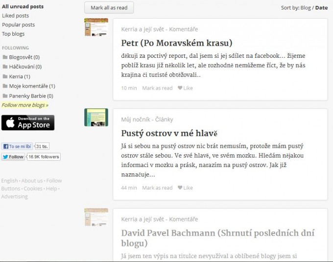 Bloglovin 3